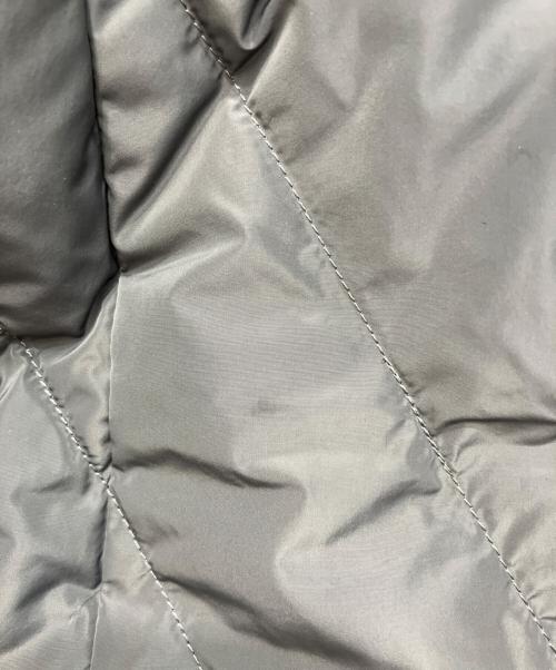 BALMAIN（バルマン）BALMAIN (バルマン) ブルーフォックスファーキルティングダウンコート グレー サイズ:Lの古着・服飾アイテム