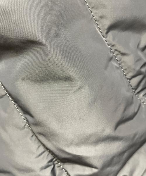 BALMAIN（バルマン）BALMAIN (バルマン) ブルーフォックスファーキルティングダウンコート グレー サイズ:Lの古着・服飾アイテム