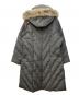 BALMAIN (バルマン) ブルーフォックスファーキルティングダウンコート グレー サイズ:L：17000円