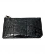 Saint Laurent Parisサンローランパリ）の古着「型押しフラグメントケース」｜ブラック