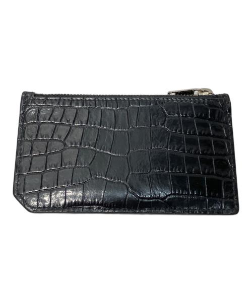 Saint Laurent Paris（サンローランパリ）Saint Laurent Paris (サンローランパリ) 型押しフラグメントケース ブラックの古着・服飾アイテム
