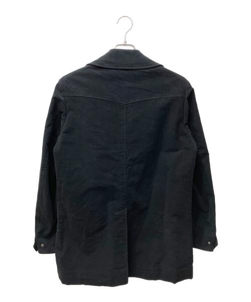 A.A.R（アール）A.A.R (アール) Pコート ブラック サイズ:Mの古着・服飾アイテム