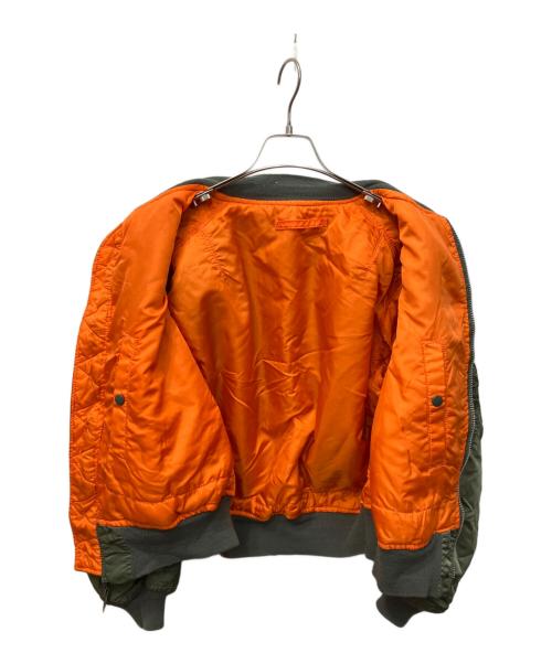 ALPHA（アルファ）ALPHA (アルファ) 90's MA-1ジャケット カーキ サイズ:Lの古着・服飾アイテム