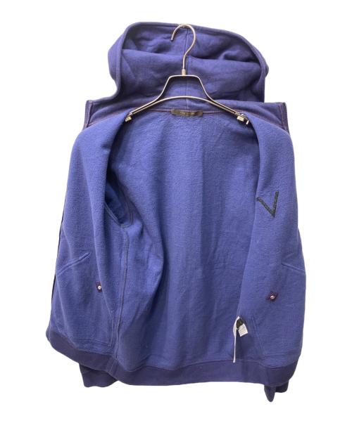 LOUIS VUITTON（ルイ ヴィトン）LOUIS VUITTON (ルイ ヴィトン) カシミヤ×コットンジップパーカー ネイビー サイズ:XSの古着・服飾アイテム