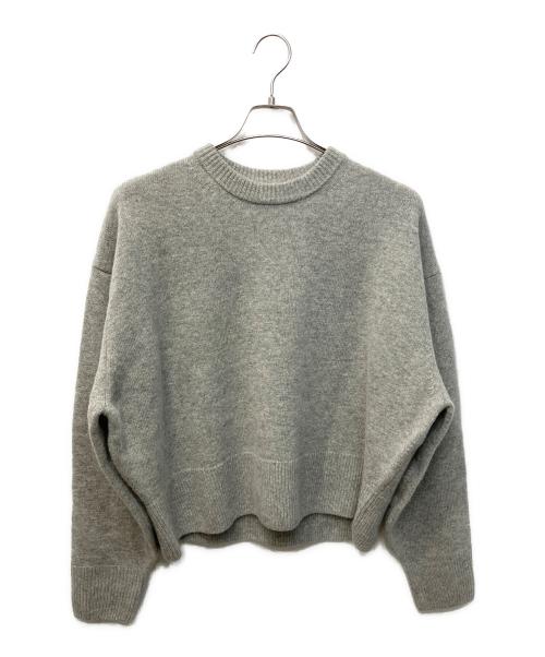 KAGURE（カグレ）KAGURE (カグレ) ハミルトンウールクルーネックニット グレー サイズ:FREEの古着・服飾アイテム
