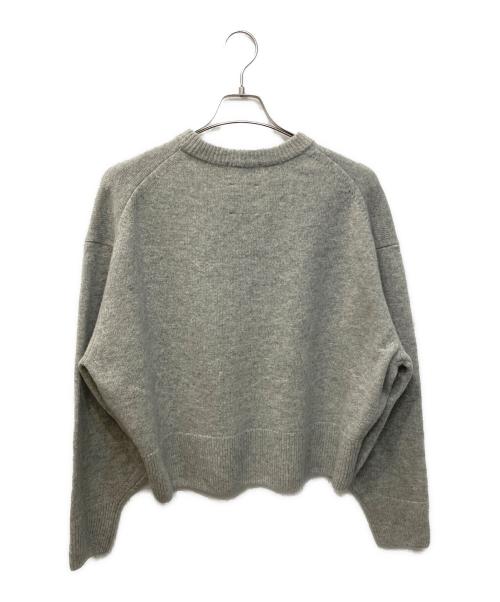 KAGURE（カグレ）KAGURE (カグレ) ハミルトンウールクルーネックニット グレー サイズ:FREEの古着・服飾アイテム