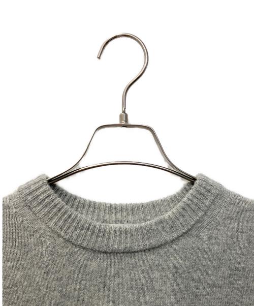 KAGURE（カグレ）KAGURE (カグレ) ハミルトンウールクルーネックニット グレー サイズ:FREEの古着・服飾アイテム