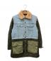 DIESEL（ディーゼル）の古着「ギミックデニムキルトコート」｜カーキ×インディゴ