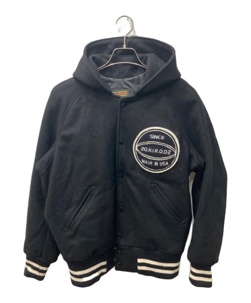 skookum（スクーカム）skookum (スクーカム) フーディーワッペンスタジャン ブラック サイズ:38の古着・服飾アイテム