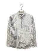 COMME des GARCONS HOMME DEUXコムデギャルソン オム ドゥ）の古着「ドッキングデザインロングスリーブシャツ」｜ホワイト