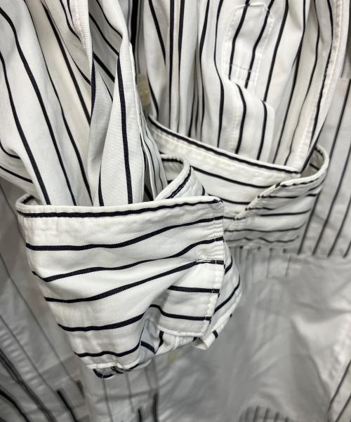 COMME des GARCONS HOMME DEUX（コムデギャルソン オム ドゥ）COMME des GARCONS HOMME DEUX (コムデギャルソン オム ドゥ) ドッキングデザインロングスリーブシャツ ホワイト サイズ:Sの古着・服飾アイテム