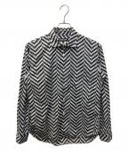 COMME des GARCONS HOMME DEUXコムデギャルソン オム ドゥ）の古着「総柄デザインシャツ」｜ホワイト×ブラック