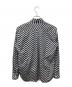 COMME des GARCONS HOMME DEUX (コムデギャルソン オム ドゥ) 総柄デザインシャツ ホワイト×ブラック サイズ:S：14000円