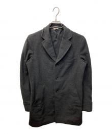 COMME des GARCONS HOMME DEUX（コムデギャルソン オム ドゥ）の古着「カシミヤブレンドチェスターコート」｜ブラック
