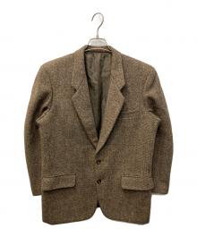 COMME des GARCONS HOMME（コムデギャルソン オム）の古着「80's ウールツイードテーラードジャケット」｜ブラウン