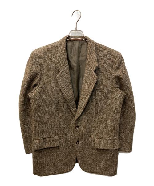 COMME des GARCONS HOMME（コムデギャルソン オム）COMME des GARCONS HOMME (コムデギャルソン オム) 80's ウールツイードテーラードジャケット ブラウン サイズ:Mの古着・服飾アイテム