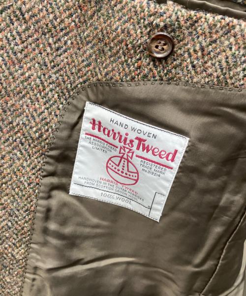 COMME des GARCONS HOMME（コムデギャルソン オム）COMME des GARCONS HOMME (コムデギャルソン オム) 80's ウールツイードテーラードジャケット ブラウン サイズ:Mの古着・服飾アイテム