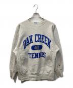 Champion REVERSE WEAVEチャンピオン リバース ウィーブ）の古着「80's 3段カレッジプリントスウェット」｜グレー