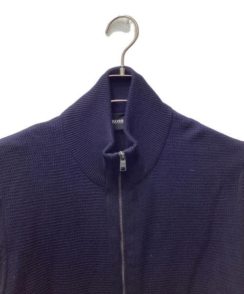 BOSS HUGO BOSS（ボス ヒューゴボス）BOSS HUGO BOSS (ボス ヒューゴボス) ドライバーズニット ネイビー サイズ:Mの古着・服飾アイテム