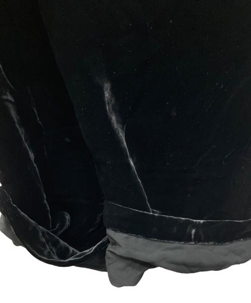 wirrow（ウィロウ）WIRROW (ウィロウ) VELVET DRAWSTRING PANTS/ベルベットドローイングパンツ ブラック サイズ:2の古着・服飾アイテム