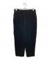 WIRROW (ウィロウ) VELVET DRAWSTRING PANTS/ベルベットドローイングパンツ ブラック サイズ:2：15000円