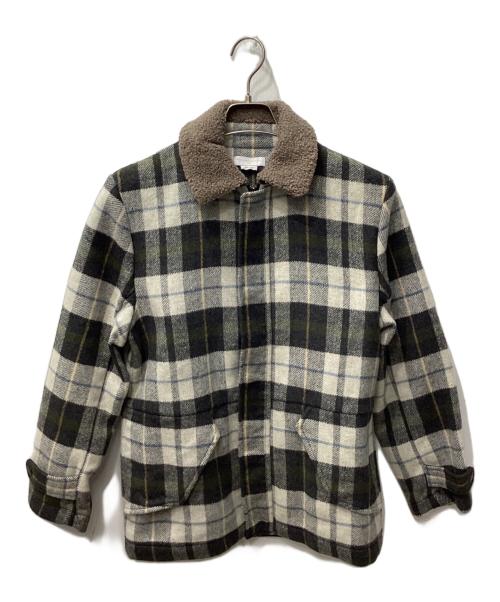 STELLA McCARTNEY（ステラマッカートニー）STELLA McCARTNEY (ステラマッカートニー) チェックジャケット グレー サイズ:12の古着・服飾アイテム