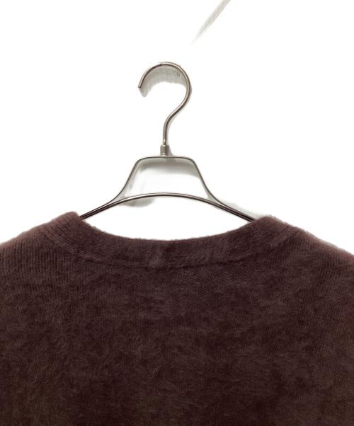 Whim Gazette（ウィムガゼット）Whim Gazette (ウィムガゼット) フォックス混ニット ブラウン サイズ:FREEの古着・服飾アイテム