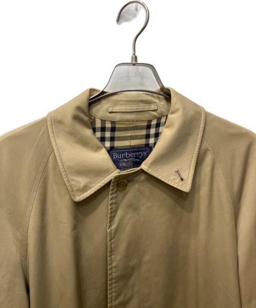 Burberry's（バーバリーズ）Burberry's (バーバリーズ) 裏地ノバチェックステンカラーコート ベージュ サイズ:表記無しの古着・服飾アイテム