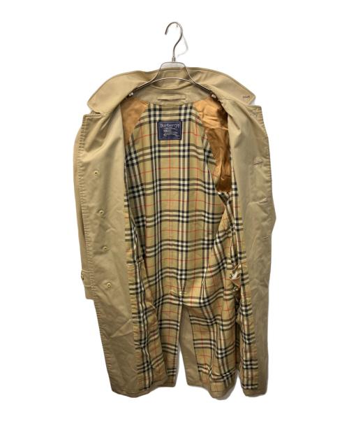 Burberry's（バーバリーズ）Burberry's (バーバリーズ) 裏地ノバチェックステンカラーコート ベージュ サイズ:表記無しの古着・服飾アイテム