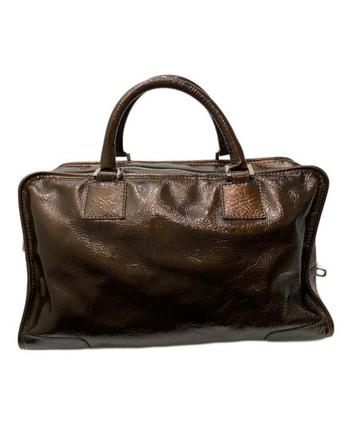 LOEWE（ロエベ）LOEWE (ロエベ) アマソナ36 ハンドバッグ ベージュの古着・服飾アイテム