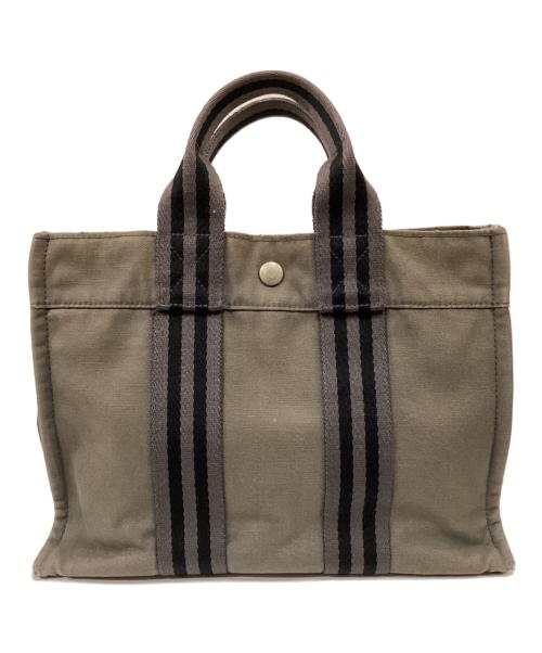 HERMES（エルメス）HERMES (エルメス) フールトゥPM ハンドバッグ グレーの古着・服飾アイテム