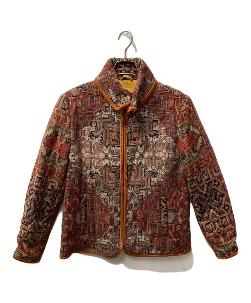 ETRO（エトロ）ETRO (エトロ) オリエンタルキルティングジャケット ブラウン サイズ:44の古着・服飾アイテム