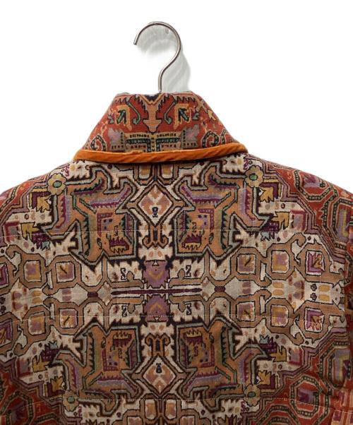ETRO（エトロ）ETRO (エトロ) オリエンタルキルティングジャケット ブラウン サイズ:44の古着・服飾アイテム