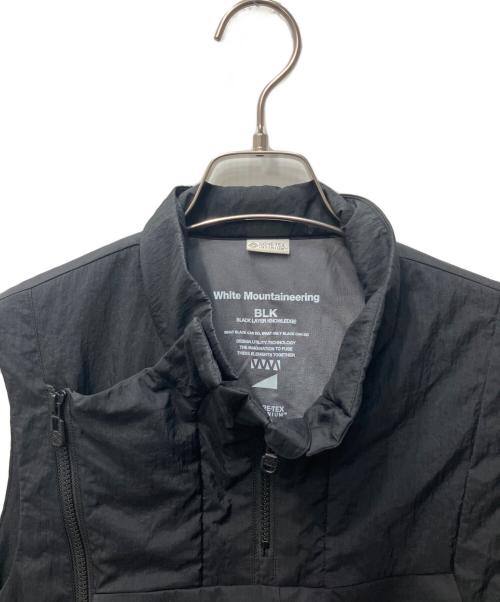 WHITE MOUNTAINEERING（ホワイトマウンテ二アニング）WHITE MOUNTAINEERING (ホワイトマウンテ二アニング) GORE-TEX INFINIUM x PRIMALOFT PADDED LUGGAGE VEST ブラックの古着・服飾アイテム