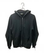 COMME des GARCONS HOMME PLUSコムデギャルソンオムプリュス）の古着「立体裁断ジップパーカー」｜ブラック