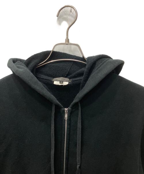 COMME des GARCONS HOMME PLUS（コムデギャルソンオムプリュス）COMME des GARCONS HOMME PLUS (コムデギャルソンオムプリュス) 立体裁断ジップパーカー ブラック サイズ:Mの古着・服飾アイテム