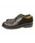 COMME des GARCONS HOMME (コムデギャルソン オム) 内羽根フェイクチップレザーシューズ ブラック サイズ:26cm：11000円