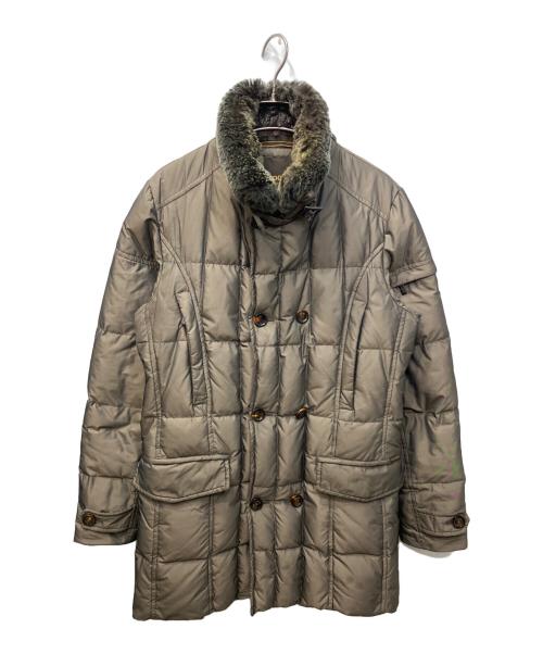 MOORER（ムーレー）MOORER (ムーレー) MORRIS-KM2 ダブルブレストダウンコート ブラウン サイズ:44の古着・服飾アイテム