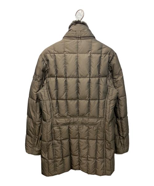 MOORER（ムーレー）MOORER (ムーレー) MORRIS-KM2 ダブルブレストダウンコート ブラウン サイズ:44の古着・服飾アイテム