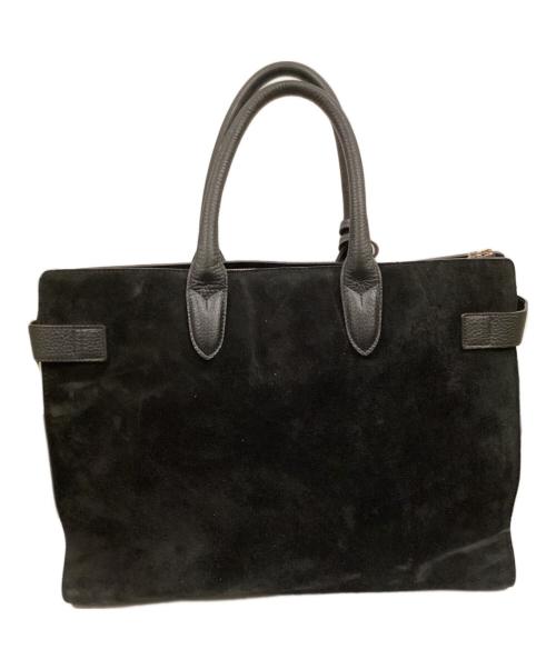 PELLE MORBIDA（ペッレモルビダ）PELLE MORBIDA (ペッレモルビダ) Biarritz スウェード切替ボストンバッグ ブラックの古着・服飾アイテム