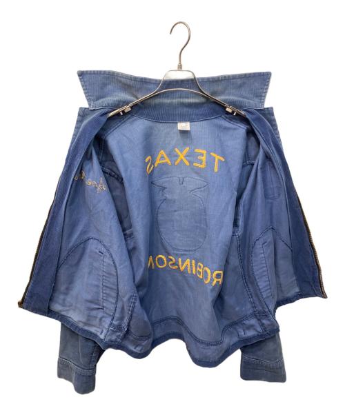 FFA（エフエフエー）FFA (エフエフエー) コーデュロイファーマーズジャケット ブルー サイズ:46の古着・服飾アイテム