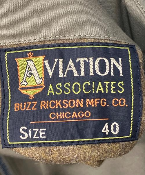 BUZZ RICKSON'S（バズリクソンズ）Buzz Rickson's (バズリクソンズ) AVIATION ASSOCIATES D-2 PARKA/アビエイションアソシエイツディーツーパーカー カーキ サイズ:40の古着・服飾アイテム