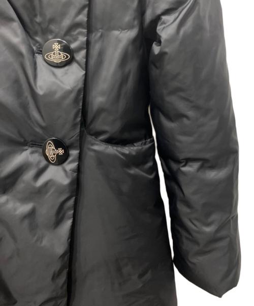 Vivienne Westwood RED LABEL（ヴィヴィアンウエストウッドレッドレーベル）Vivienne Westwood RED LABEL (ヴィヴィアンウエストウッドレッドレーベル) オーブボタン ラップダウンコート ブラック サイズ:34の古着・服飾アイテム