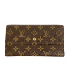 LOUIS VUITTON（ルイ ヴィトン）の古着「3つ折り財布」｜ブラウン