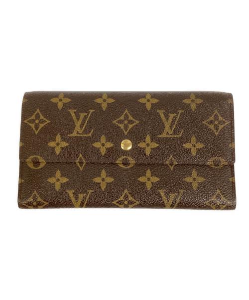 LOUIS VUITTON（ルイ ヴィトン）LOUIS VUITTON (ルイ ヴィトン) 3つ折り財布 ブラウンの古着・服飾アイテム