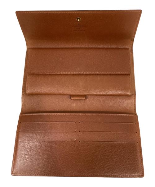 LOUIS VUITTON（ルイ ヴィトン）LOUIS VUITTON (ルイ ヴィトン) 3つ折り財布 ブラウンの古着・服飾アイテム