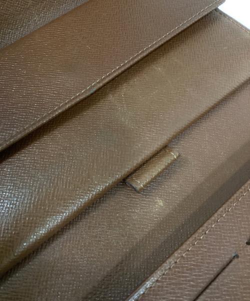 LOUIS VUITTON（ルイ ヴィトン）LOUIS VUITTON (ルイ ヴィトン) 3つ折り財布 ブラウンの古着・服飾アイテム