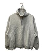 Champion REVERSE WEAVE×MONKEY TIMEチャンピオン リバース ウィーブ×モンキータイム）の古着「ハーフジップスウェット」｜グレー