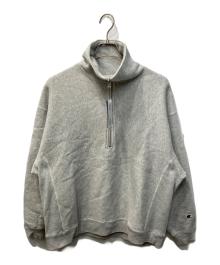Champion REVERSE WEAVE×MONKEY TIME（チャンピオン リバース ウィーブ×モンキータイム）の古着「ハーフジップスウェット」｜グレー