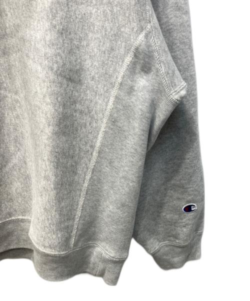 Champion REVERSE WEAVE（チャンピオン リバース ウィーブ）Champion REVERSE WEAVE (チャンピオン リバース ウィーブ) MONKEY TIME (モンキータイム) ハーフジップスウェット グレー サイズ:Lの古着・服飾アイテム